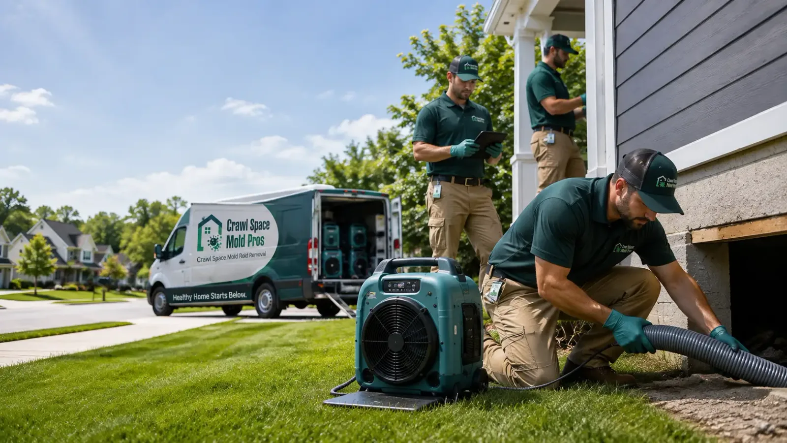 Crawl Space Mold Removal in Coalton, OH